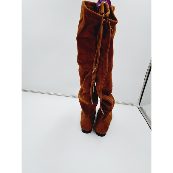 Dream Pairs Pauline Camel flat over knee high boots 9 - Picture 4 of 9
